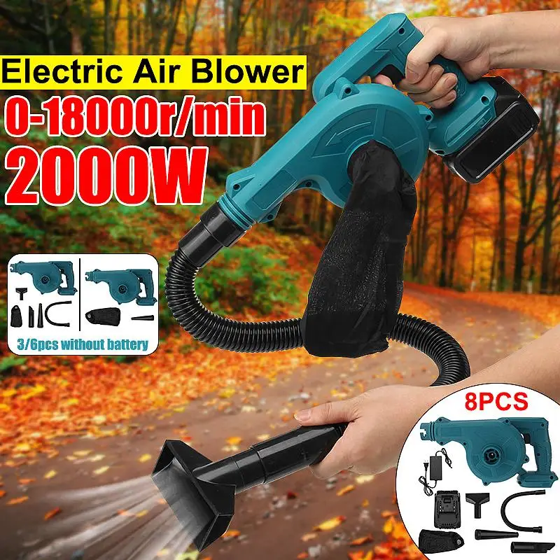 2 In 1 Cordless Electric Air Blower & Suction Handheld Leaf Computer Dust Collector Cleaner Power Tool for Makita 18V Battery
2 In 1 Cordless Electric Air Blower & Suction Handheld Leaf Computer Dust Collector Cleaner Power Tool for Makita 18V Battery