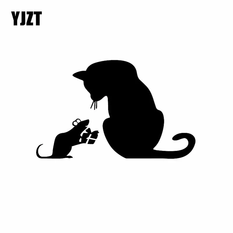YJZT 15.2X9.4CM Cute Cat And Mouse Funny Vinyl Car Sticker Decor Decal Pets Black/Silver C24-1838
YJZT 15.2X9.4CM Cute Cat And Mouse Funny Vinyl Car Sticker Decor Decal Pets Black/Silver C24-1838