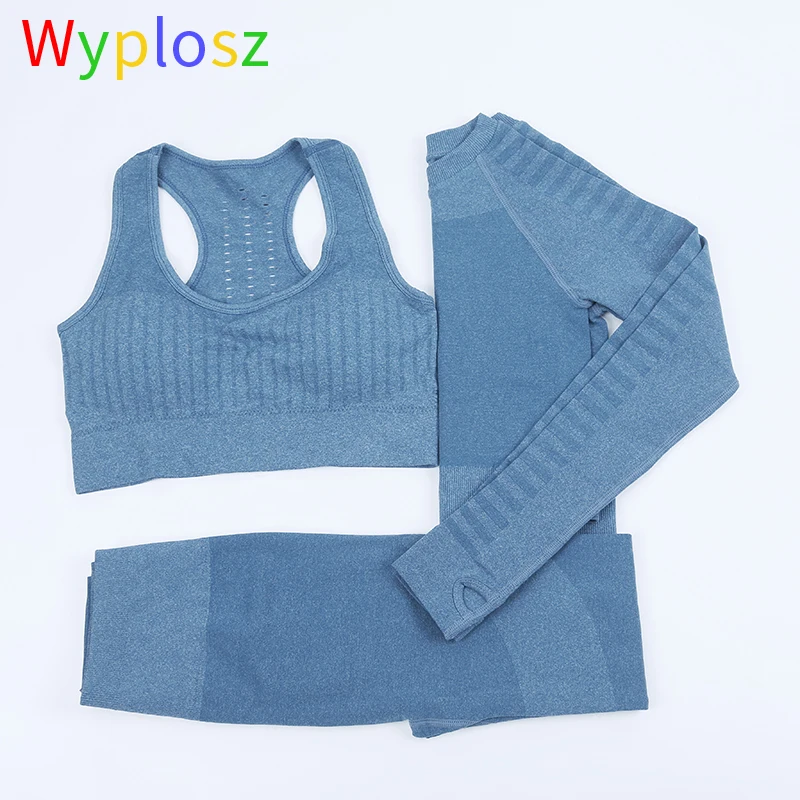 Wyplosz Fitness Clothing Women's Tights Sports Suit Female Sport Bh Yoga Set 3 Peices Set For Women Seamless Gym Sport Clothes
Wyplosz Fitness Clothing Women's Tights Sports Suit Female Sport Bh Yoga Set 3 Peices Set For Women Seamless Gym Sport Clothes