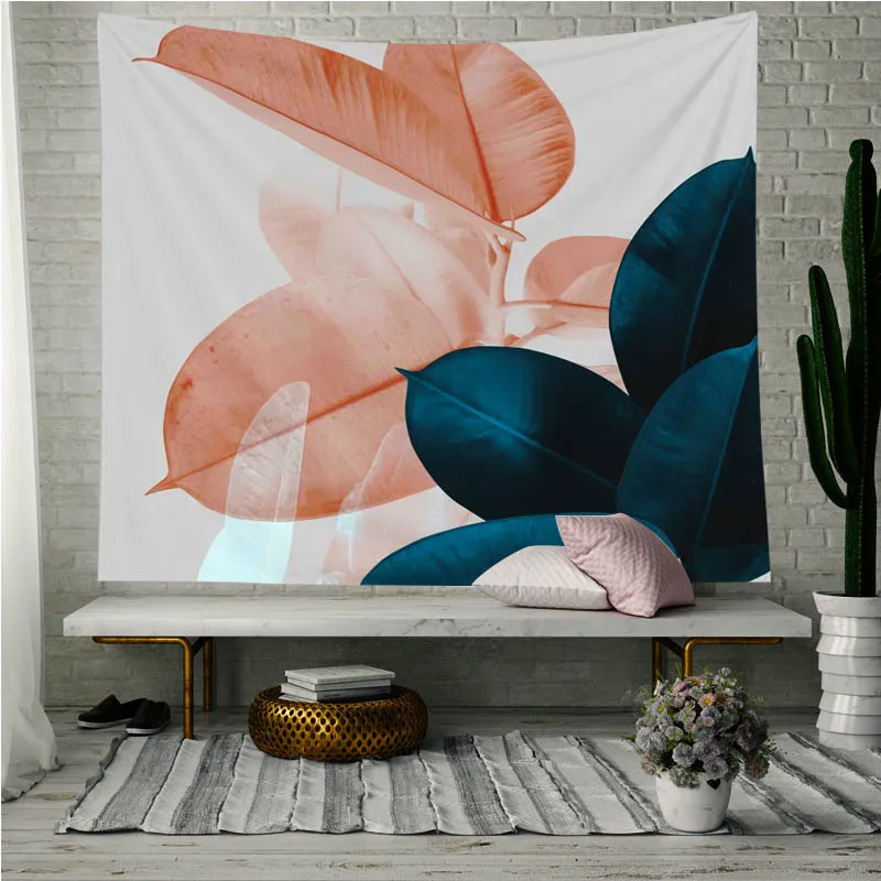 Tropical Plant Tapestry Wall Hanging Green Leaves Wall Hanging Tapestries Pink Blue Leaf Home Decoration Wall Fabric Carpet
Tropical Plant Tapestry Wall Hanging Green Leaves Wall Hanging Tapestries Pink Blue Leaf Home Decoration Wall Fabric Carpet