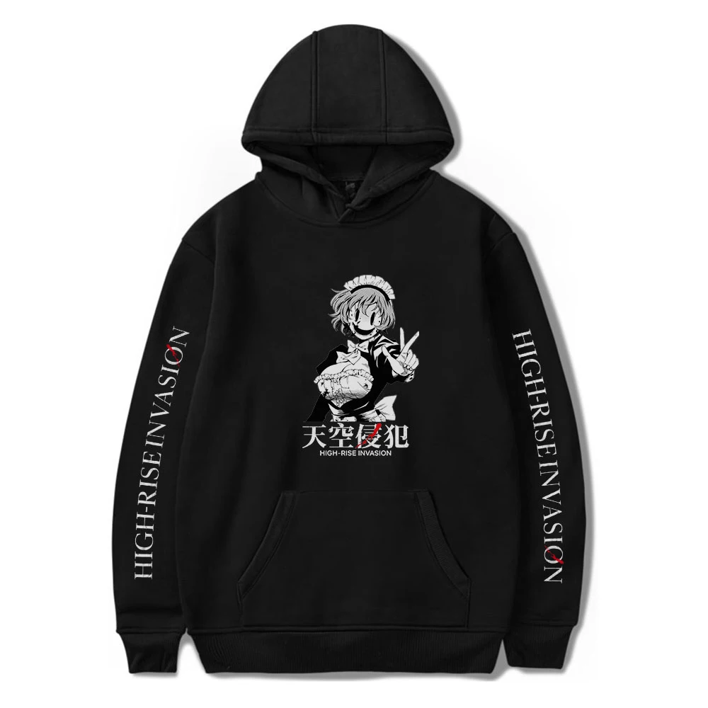 Anime High-Rise Invasion Hoodies Women/Men Long Sleeve Hooded Sweatshirts Hot Sale Casual Streetwear Clothes
Anime High-Rise Invasion Hoodies Women/Men Long Sleeve Hooded Sweatshirts Hot Sale Casual Streetwear Clothes