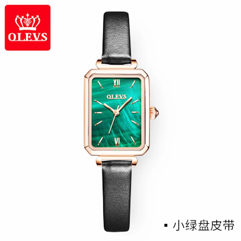 OLEVS Women Watch High Quailty Leather Quartz Wrist Watch Movement Simple Waterproof Green Stainless Steel Mesh Ladies watch 
OLEVS Women Watch High Quailty Leather Quartz Wrist Watch Movement Simple Waterproof Green Stainless Steel Mesh Ladies watch