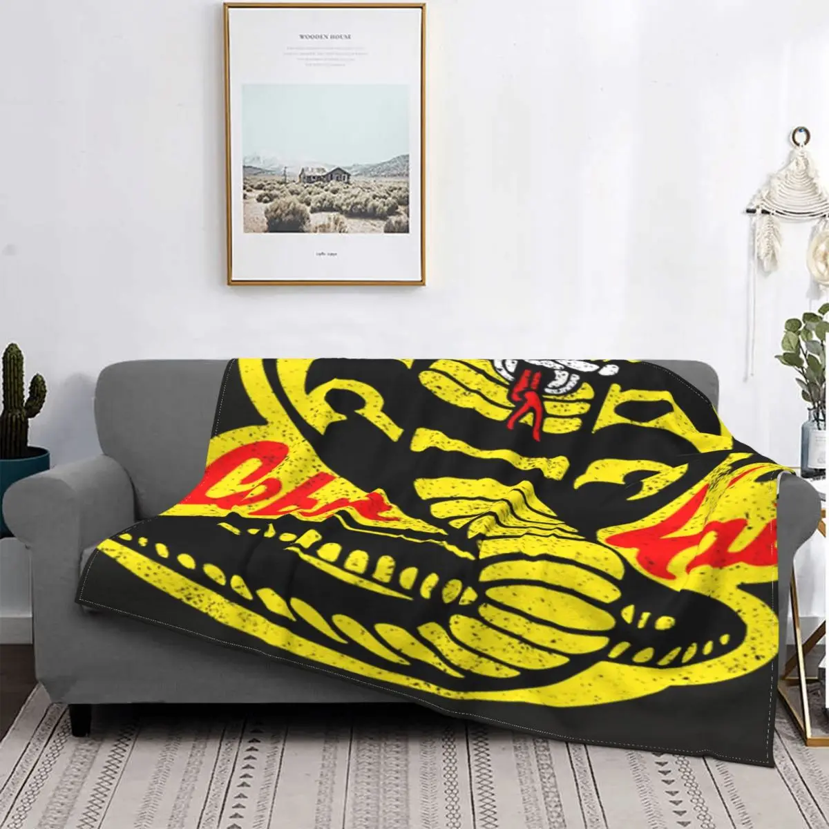 Cobra Kai Strike-Manta a cuadros para cama, manta Thermal de Anime, toalla de playa de lujo 
Cobra Kai Strike-Manta a cuadros para cama, manta Thermal de Anime, toalla de playa de lujo