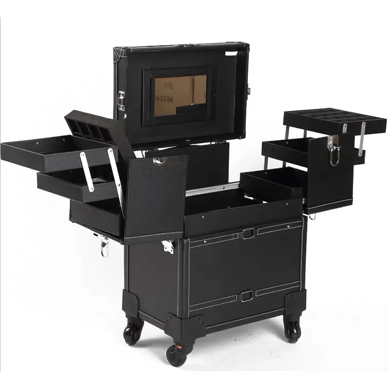 Large capacity makeup box pull rod beauty universal wheel professional makeup maker pull rod box multi-layer nail tattoo toolbox
Large capacity makeup box pull rod beauty universal wheel professional makeup maker pull rod box multi-layer nail tattoo toolbox