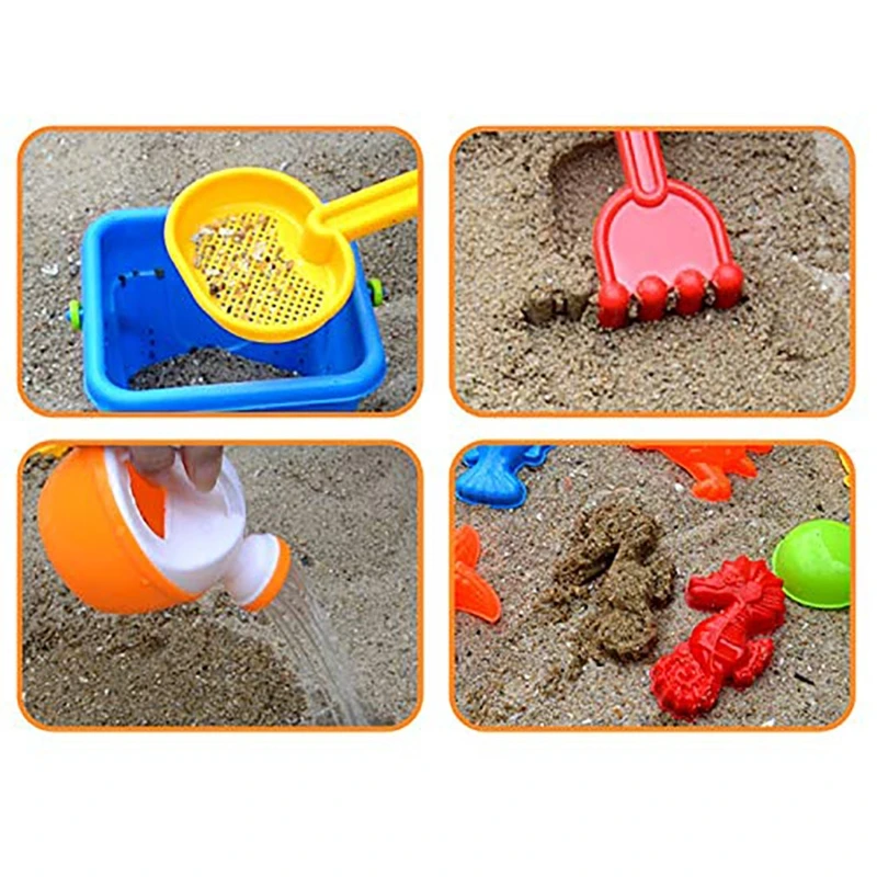 20pcs Beach Sand Toy Outdoor Water Toy Sandbox Toy Swimming Pool Sets Sand Play Sets for Baby Kids Sand Game Accessories M15
20pcs Beach Sand Toy Outdoor Water Toy Sandbox Toy Swimming Pool Sets Sand Play Sets for Baby Kids Sand Game Accessories M15