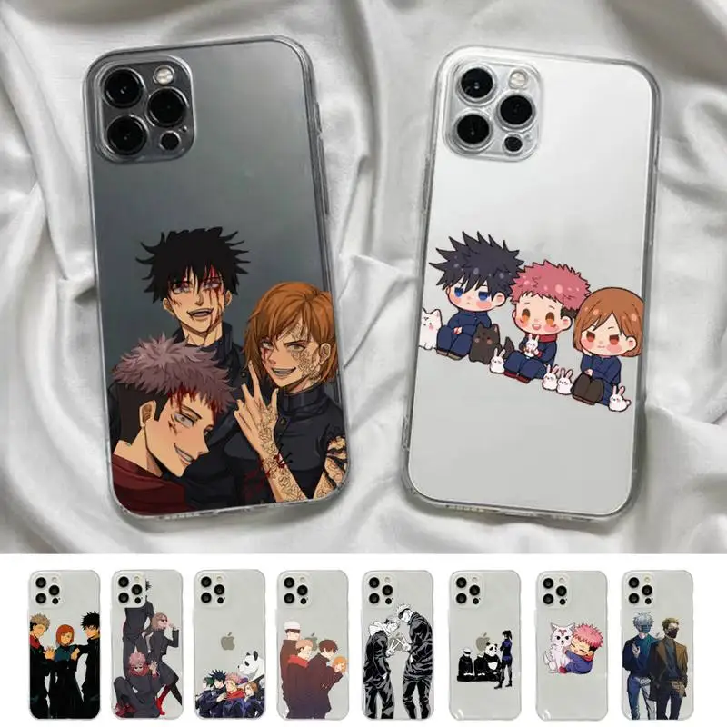 Jujutsu Kaisen Satoru Gojo anime Phone Case For iPhone X XS MAX 6 6s 7 7plus 8 8Plus 5 5S SE 2020 XR 11 12pro max Clear Coque
Jujutsu Kaisen Satoru Gojo anime Phone Case For iPhone X XS MAX 6 6s 7 7plus 8 8Plus 5 5S SE 2020 XR 11 12pro max Clear Coque