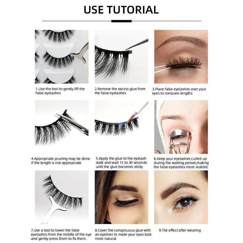 New 10 Pcs Wholesale Factory Price Mink False Eyelashes Handmade False Eyelashes Natural Long 3D Mink Lashes False Makeup Cils
New 10 Pcs Wholesale Factory Price Mink False Eyelashes Handmade False Eyelashes Natural Long 3D Mink Lashes False Makeup Cils