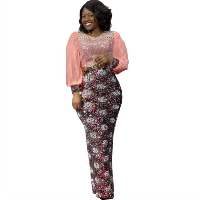 Sequin Maxi Dress Women High Waist Pleated Lantern Sleeve Robe Spring Autumn New Print Fashion Streetwear Long Pencil Dress 2022
Sequin Maxi Dress Women High Waist Pleated Lantern Sleeve Robe Spring Autumn New Print Fashion Streetwear Long Pencil Dress 2022