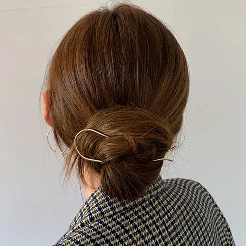 U-shaped Hair Sticks Simple Modern Daily Hairpin Vintage Retro Style Elegant Ball Head Holders Metal Plate Hair Accessories
U-shaped Hair Sticks Simple Modern Daily Hairpin Vintage Retro Style Elegant Ball Head Holders Metal Plate Hair Accessories