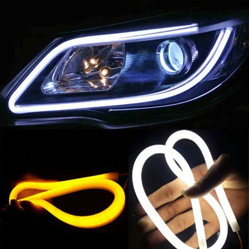 2 pcs 30cm 45cm 60cm vehicle DRL Flexible Tube Strip led car Daytime Running Lights Turn Signal Angel Eyes Car Styling
2 pcs 30cm 45cm 60cm vehicle DRL Flexible Tube Strip led car Daytime Running Lights Turn Signal Angel Eyes Car Styling