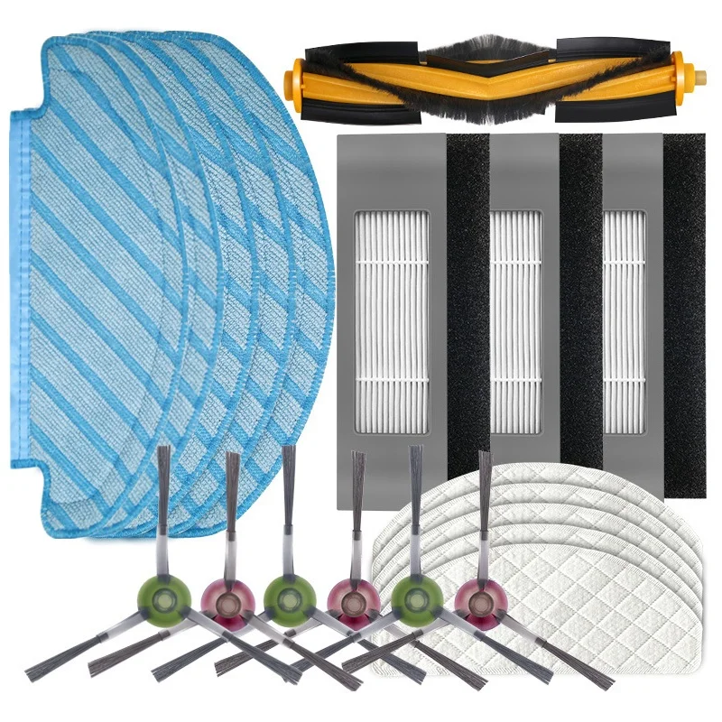 20Pcs Filter Brush Mop Cloth Set for Ecovacs Deebot Ozmo T8 Vacuum Cleaner Parts Brushes Filter Accessories
20Pcs Filter Brush Mop Cloth Set for Ecovacs Deebot Ozmo T8 Vacuum Cleaner Parts Brushes Filter Accessories