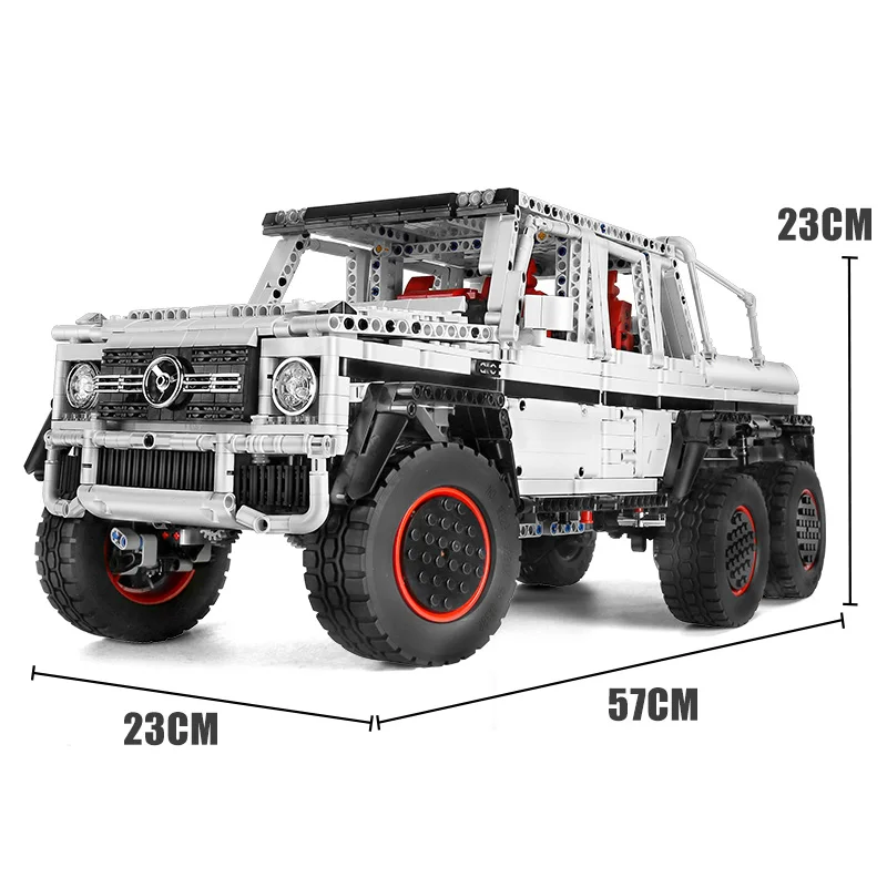 3686Pcs Mould King 13061 Series Motorized G700 6x6 SUV Truck Vehicle Building Blocks Bricks Car Model Toys for Children
3686Pcs Mould King 13061 Series Motorized G700 6x6 SUV Truck Vehicle Building Blocks Bricks Car Model Toys for Children
