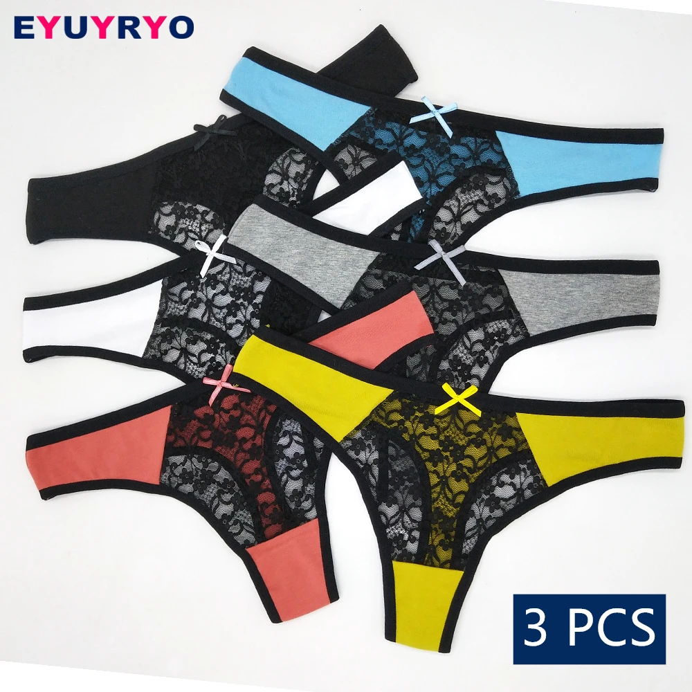 Lace Thong Sexy Underwear Women Knickers Girls Transparent Panties Mesh Lingerie Female Cotton Briefs Large Size Ladies G string
Lace Thong Sexy Underwear Women Knickers Girls Transparent Panties Mesh Lingerie Female Cotton Briefs Large Size Ladies G string