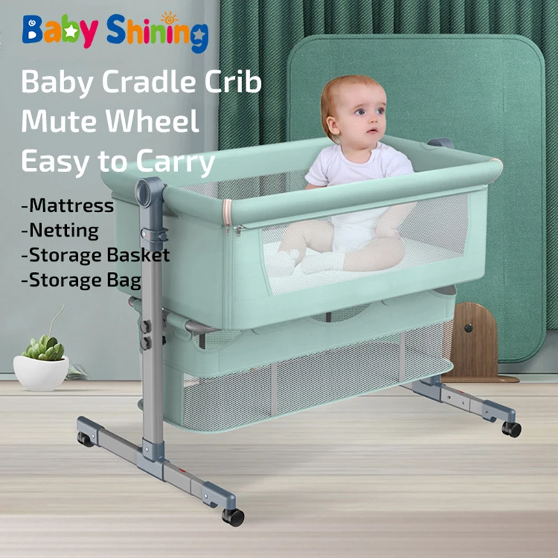 Baby Shining Baby Crib Cradle Newborn Movable Portable Nest Crib Baby Travel Bed Game Bed with Mosquito Net Sleeping Bed
Baby Shining Baby Crib Cradle Newborn Movable Portable Nest Crib Baby Travel Bed Game Bed with Mosquito Net Sleeping Bed