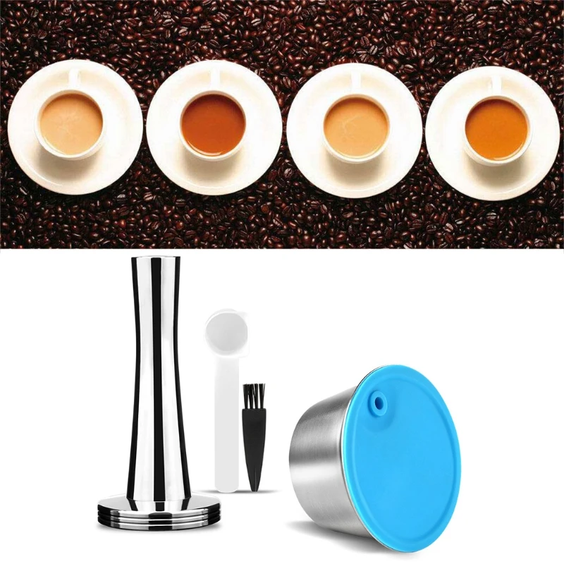 Reusable Refillable Stainless Steel Coffee Capsule Filter Cup for Fragrant Coffee Home Kitchen Bar Supplies Practical
Reusable Refillable Stainless Steel Coffee Capsule Filter Cup for Fragrant Coffee Home Kitchen Bar Supplies Practical