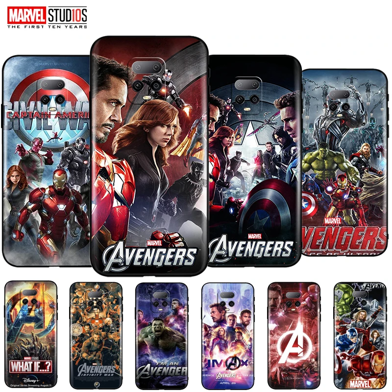 Phone Case For Xiaomi Redmi Note 9S Soft Funda Cover Marvel Avengers Iron Man SpiderMan Hulk Deadpool Thor Venom 
Phone Case For Xiaomi Redmi Note 9S Soft Funda Cover Marvel Avengers Iron Man SpiderMan Hulk Deadpool Thor Venom