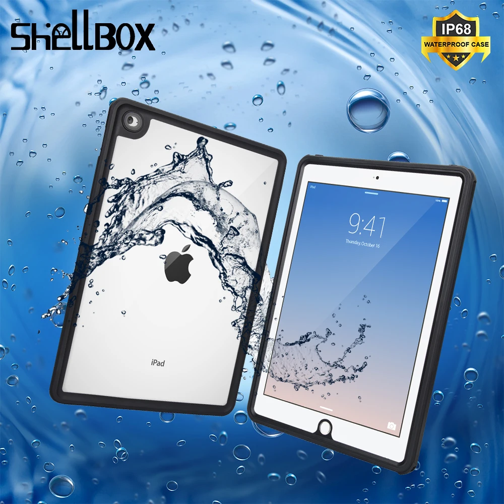 For iPad 2017/2018 Waterproof Case Shockproof Snow Swimming 9.7 inch Cover Skin Black | Компьютеры и офис