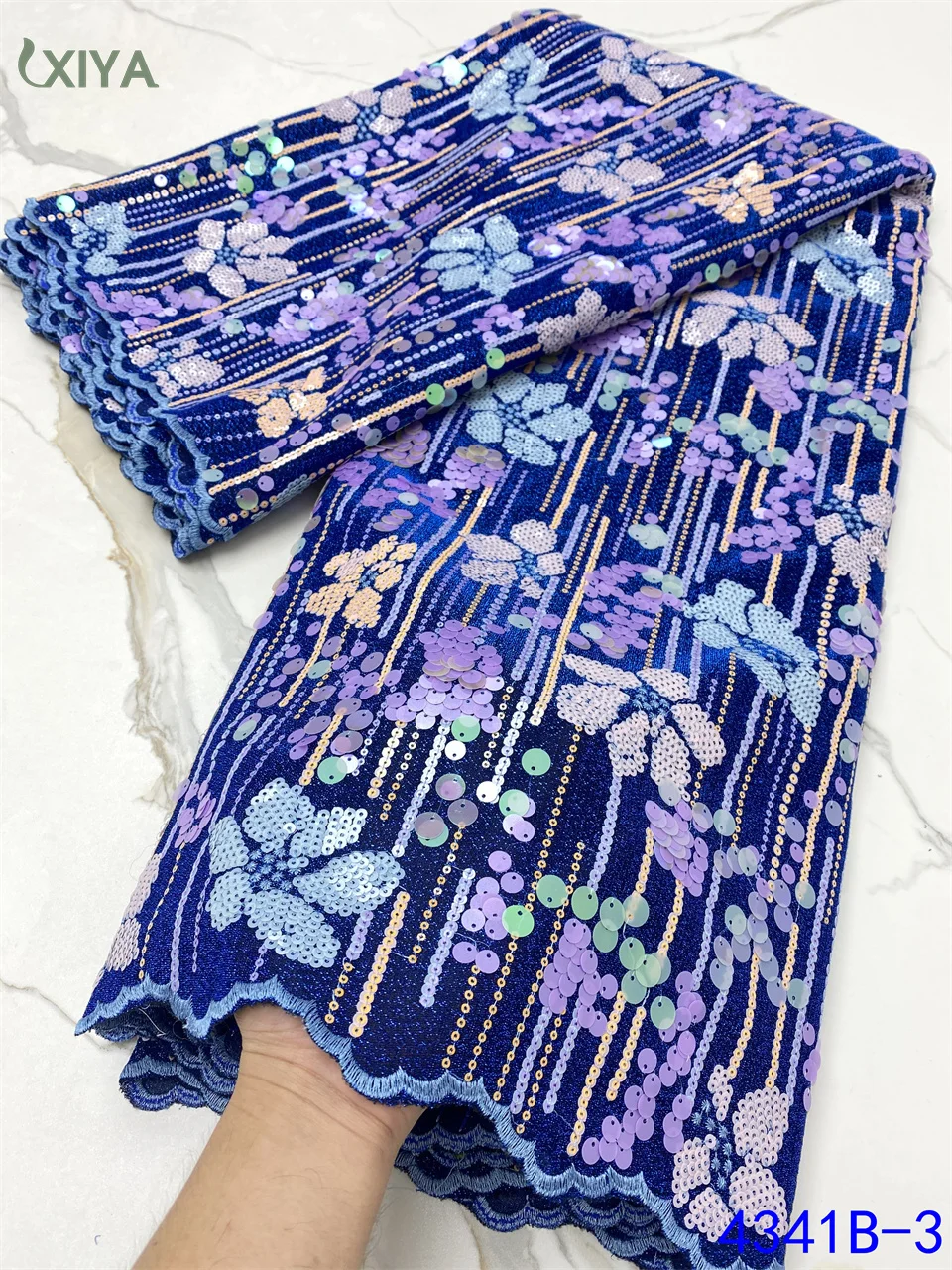 Newest Velvet Lace Fabric High Quality African Sequin Lace for Wedding Party Soft Nigerian Lace Fabric with Sequins APW4341B
Newest Velvet Lace Fabric High Quality African Sequin Lace for Wedding Party Soft Nigerian Lace Fabric with Sequins APW4341B