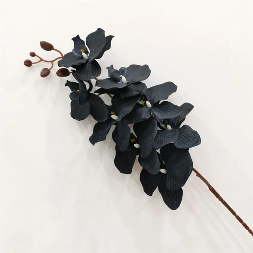 8 головок, Черная Шелковая бабочка, Орхидея, искусственный цветок, роза, фаленопс, искусственные цветы, свадебное украшение для дома, цветы д...
8 головок, Черная Шелковая бабочка, Орхидея, искусственный цветок, роза, фаленопс, искусственные цветы, свадебное украшение для дома, цветы д...