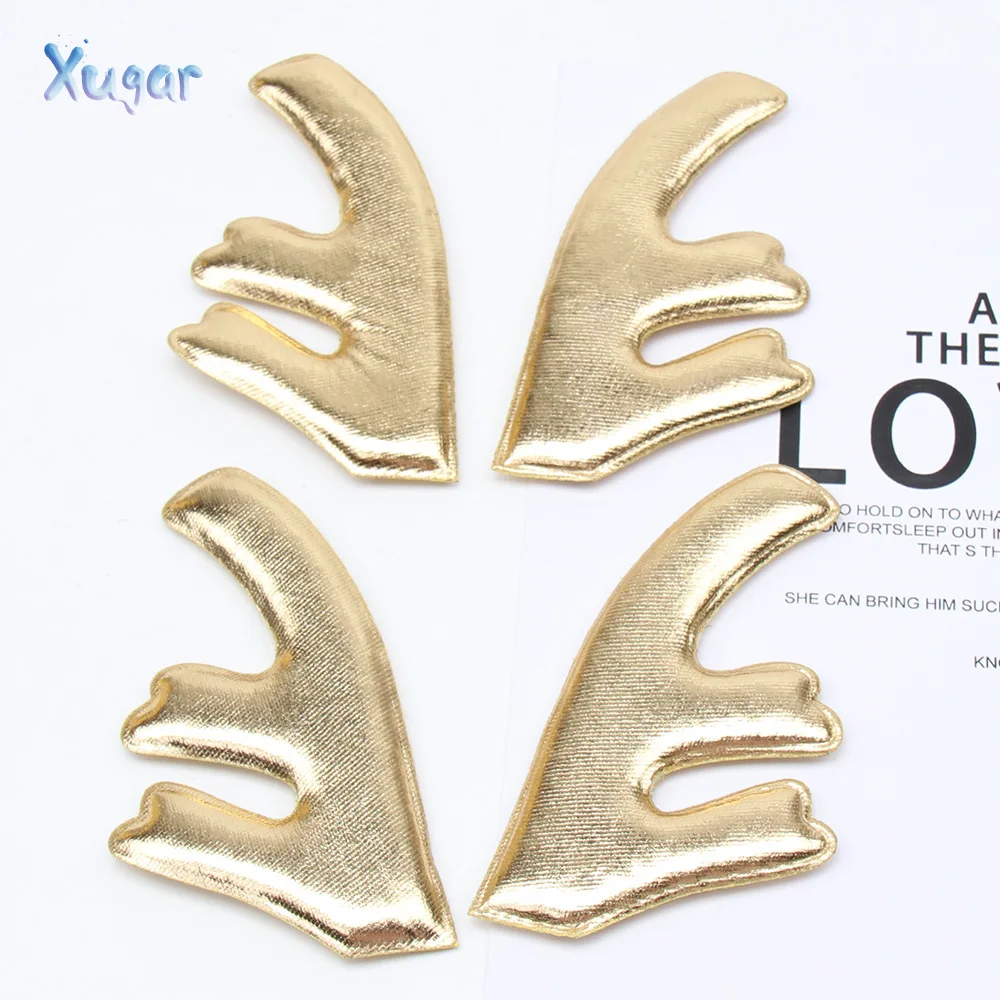 Xugar 10Pcs Christmas Pu deer Antlers Padded Appliques Crafts for Children Headwear Hair clip Accessorie and Garment Accessoires
Xugar 10Pcs Christmas Pu deer Antlers Padded Appliques Crafts for Children Headwear Hair clip Accessorie and Garment Accessoires