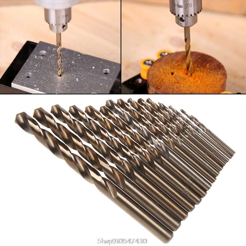 15Pcs High Speed Steel M35 HSS Cobalt Twist Drill Bit Set 1.5-10mm Power Tools O15 20 Dropship
15Pcs High Speed Steel M35 HSS Cobalt Twist Drill Bit Set 1.5-10mm Power Tools O15 20 Dropship