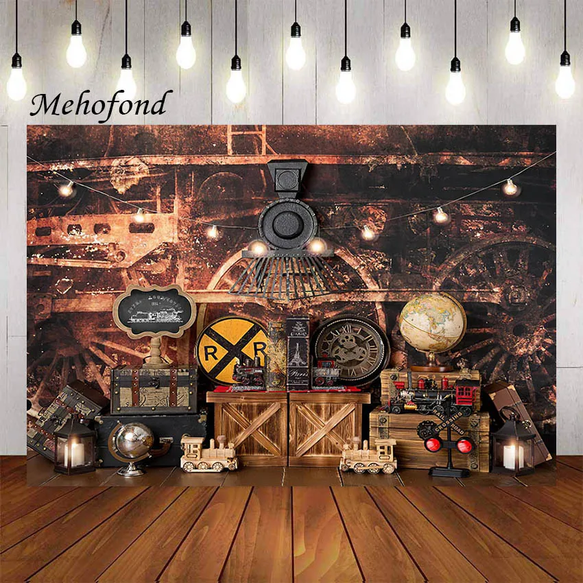 Mehofond Old Steam Locomotove Photography Background Vintage Train Station Kids Boys Portrait Decor Backdrop Photo Studio Props
Mehofond Old Steam Locomotove Photography Background Vintage Train Station Kids Boys Portrait Decor Backdrop Photo Studio Props