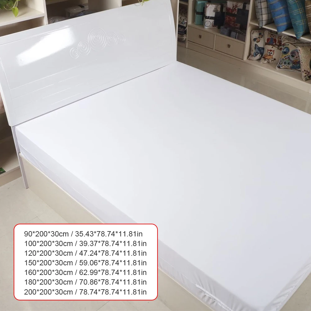 All Size Smooth Waterproof Mattress Protector Zippered Solid Color Bed Cover Bug Proof Hypoallergenic Mattress Pad Cover
All Size Smooth Waterproof Mattress Protector Zippered Solid Color Bed Cover Bug Proof Hypoallergenic Mattress Pad Cover