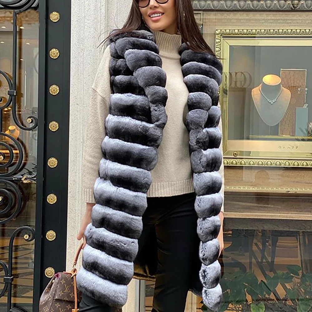 90cm long real rex rabbit fur vest with turn-down collar winter new chinchilla color genuine rabbit fur gilets genuine overcoats
90cm long real rex rabbit fur vest with turn-down collar winter new chinchilla color genuine rabbit fur gilets genuine overcoats