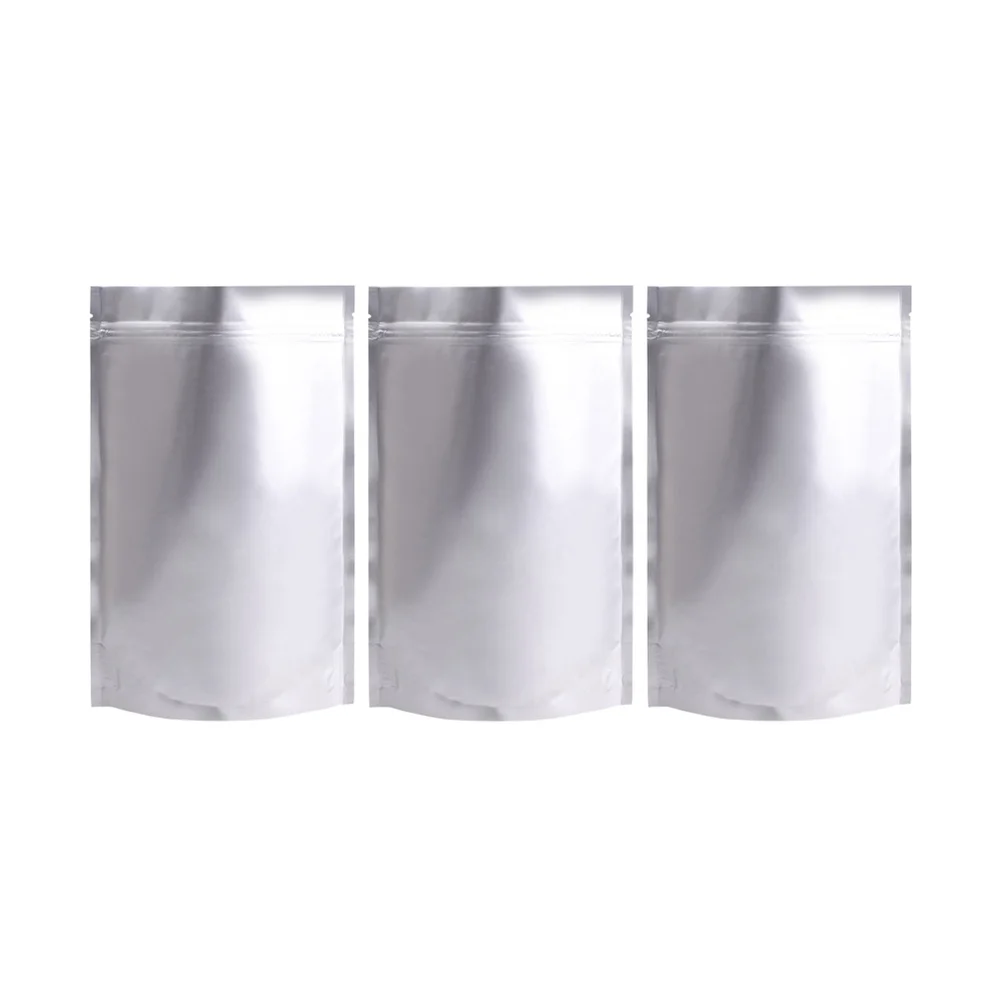 50pcs Aluminium Foil Packing Bags Resealable Airtight Treat Bags Stand-up Pouch Bags 16x11cm
50pcs Aluminium Foil Packing Bags Resealable Airtight Treat Bags Stand-up Pouch Bags 16x11cm