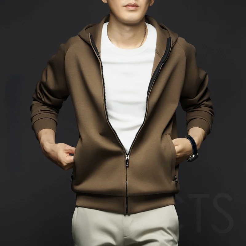 New 2022 Spring Autumn Men's Zip Up Hoodie Coats Streetwear Solid Color Hooded Loose Sweatshirts Male Fashion Casual Tops L173
New 2022 Spring Autumn Men's Zip Up Hoodie Coats Streetwear Solid Color Hooded Loose Sweatshirts Male Fashion Casual Tops L173