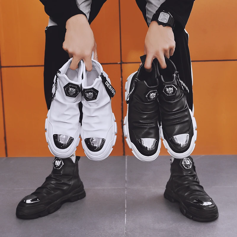 New Handmade Ankle Boots for Young Men Genuine Leather Fashion Motorcycle Boots Super Quality Men Brand Designer Shoes 
New Handmade Ankle Boots for Young Men Genuine Leather Fashion Motorcycle Boots Super Quality Men Brand Designer Shoes