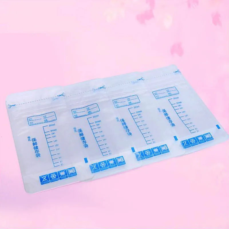 Breast milk storage bag 30 pieces / bag Baby Food Storage 250ml Disposable Practical and convenient breast milk Freezer Bags
Breast milk storage bag 30 pieces / bag Baby Food Storage 250ml Disposable Practical and convenient breast milk Freezer Bags