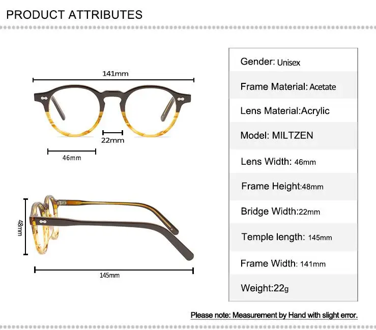 Retro Acetate Round Glasses Frame Women Progressive Multi-focal Lens Optical Eyewear See Near Far Vintage Reading Eyeglasses Men
Retro Acetate Round Glasses Frame Women Progressive Multi-focal Lens Optical Eyewear See Near Far Vintage Reading Eyeglasses Men