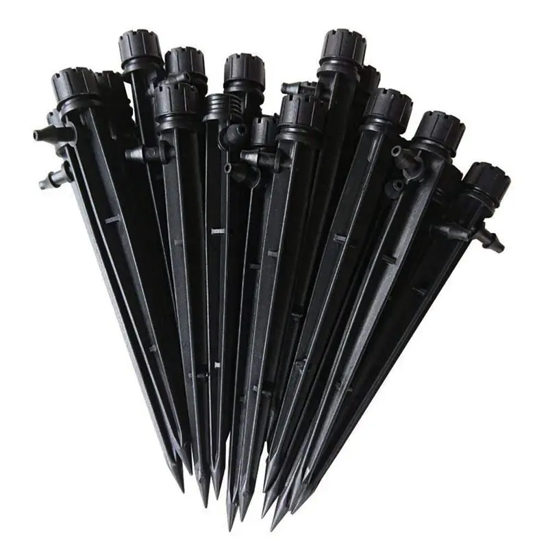 (Pack of 100) Drip Emitters Perfect for 4mm / 7mm Tube,Adjustable 360 Degree Water Flow Drip Irrigation System,for Flower beds, 
(Pack of 100) Drip Emitters Perfect for 4mm / 7mm Tube,Adjustable 360 Degree Water Flow Drip Irrigation System,for Flower beds,