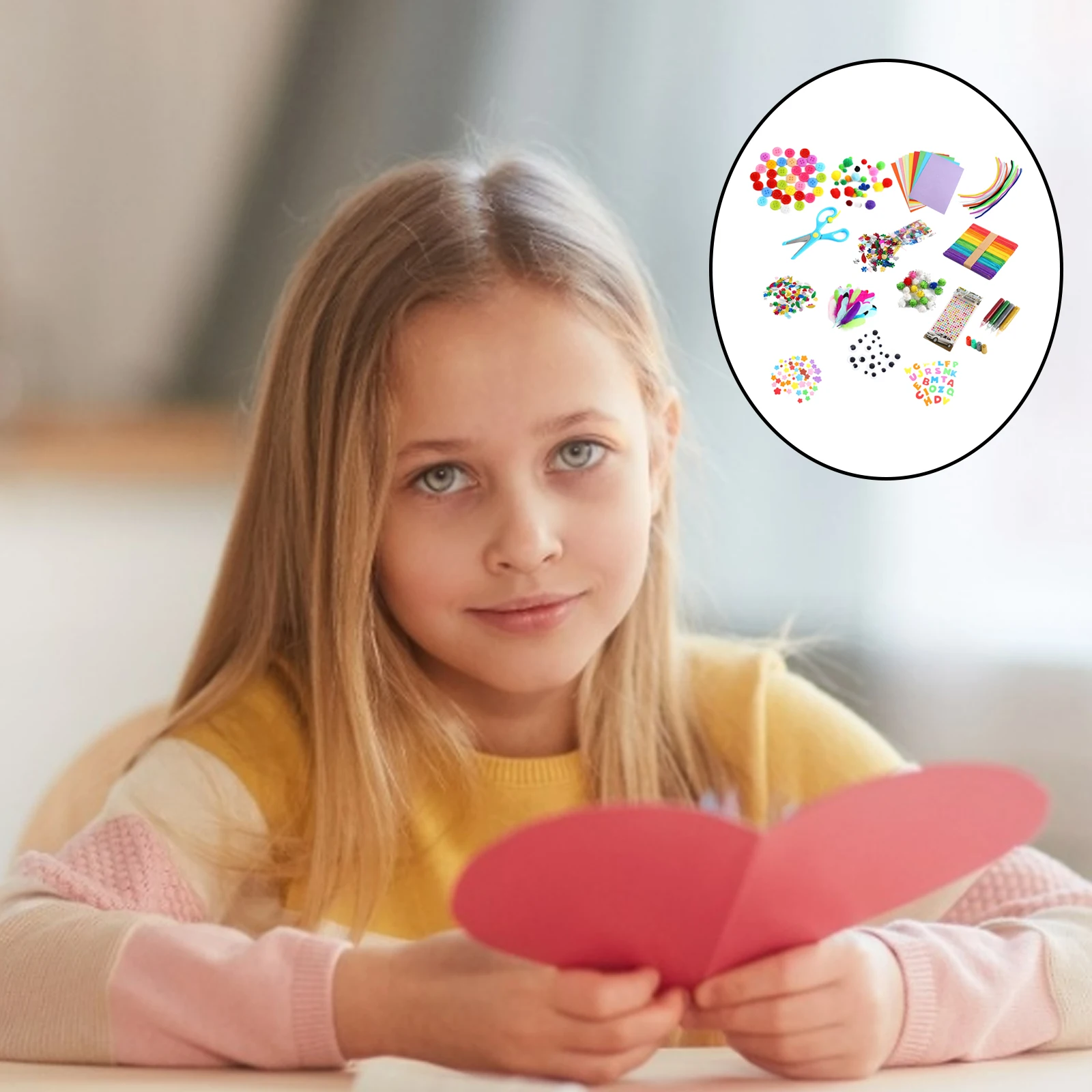 Multicolour Handmade DIY Crafts Art Material Kids Creativity Handicraft Children Toys Handmade Collage Art Kit
Multicolour Handmade DIY Crafts Art Material Kids Creativity Handicraft Children Toys Handmade Collage Art Kit