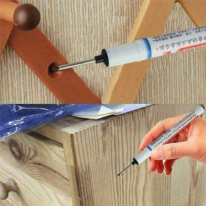 Hot Sale 1/3pcs Long Head Bathroom Woodworking Multi-Purpose Marker Deep Drill Hole Long Nib Water Resistant Marker Pens
Hot Sale 1/3pcs Long Head Bathroom Woodworking Multi-Purpose Marker Deep Drill Hole Long Nib Water Resistant Marker Pens