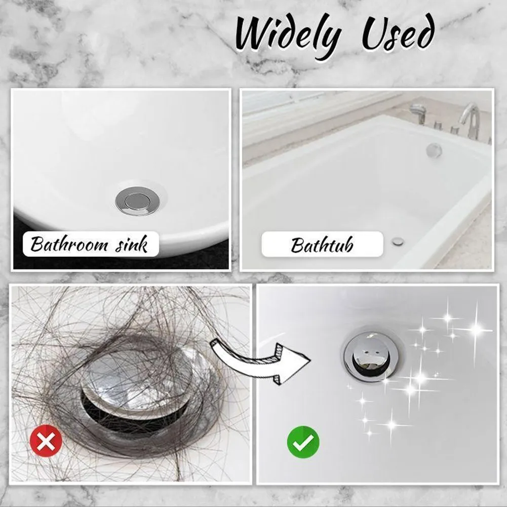 Zinc Alloy 33.5mm Universal Sealed Pop-up Bounce Core Basin Drain Filter Bathroom Kitchen Sink Stopper Kitchen Tools
Zinc Alloy 33.5mm Universal Sealed Pop-up Bounce Core Basin Drain Filter Bathroom Kitchen Sink Stopper Kitchen Tools