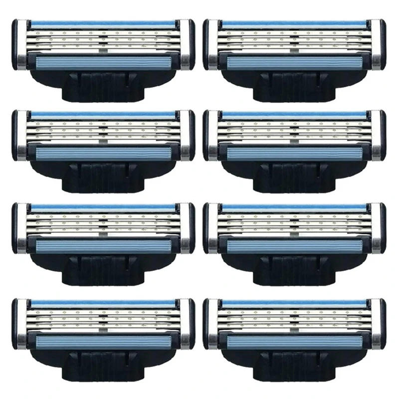 4/8pcs/lot Men's Shaving Razor Blades For Men Shaving 6 Layers Shaving Blade Cassette for Mach 3 Cassettes for Shaving
4/8pcs/lot Men's Shaving Razor Blades For Men Shaving 6 Layers Shaving Blade Cassette for Mach 3 Cassettes for Shaving