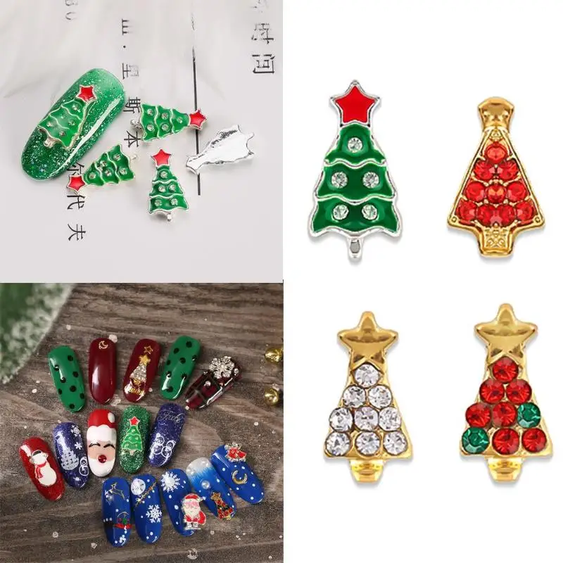 10pcs Christmas Nail Decoration Metallic Snowflakes Xmas Tree Nail Rhinestone Diamond Luxury Manicure Decoration For Christmas
10pcs Christmas Nail Decoration Metallic Snowflakes Xmas Tree Nail Rhinestone Diamond Luxury Manicure Decoration For Christmas