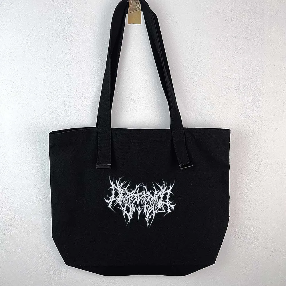 Punk Style Canvas Shopping Bag Black Shopper Handbags for Women Book Bags Handbag Tote Cloth Fabric Ladies Bags College Bag
Punk Style Canvas Shopping Bag Black Shopper Handbags for Women Book Bags Handbag Tote Cloth Fabric Ladies Bags College Bag