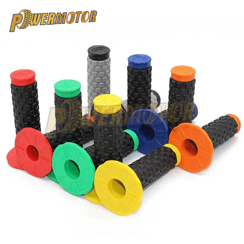 Motorcycle Pro Taper Grip Handle Dirt Bike Rubber Grips 22mm Handle Grip Double color Pillow Top Moto Grips For Motocross
Motorcycle Pro Taper Grip Handle Dirt Bike Rubber Grips 22mm Handle Grip Double color Pillow Top Moto Grips For Motocross