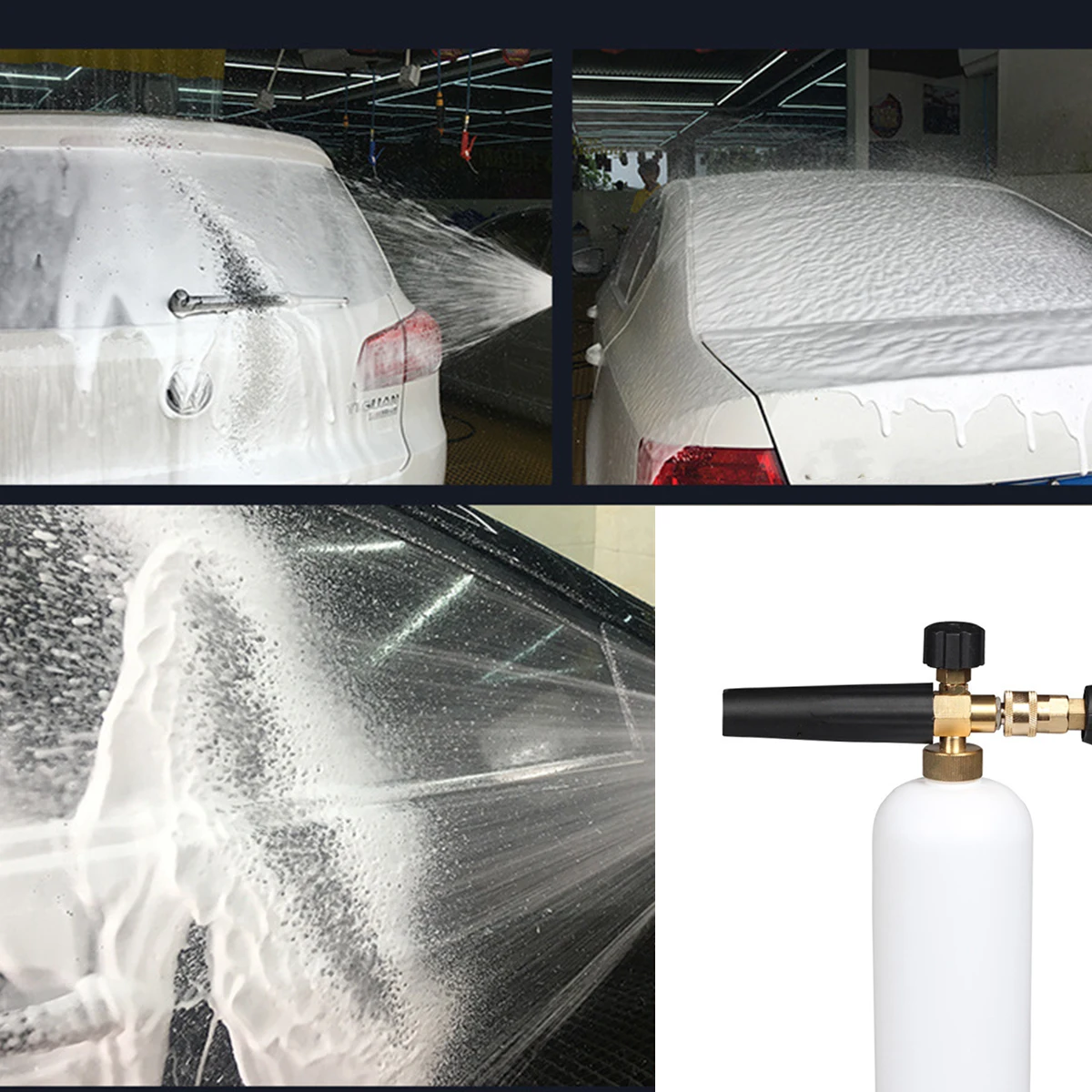 High Pressure Car Washer Soap Foamer Snow Foam Lance Foam Cannon Foam Gun Nozzle Car Clean Foam Wash Foam Generator For Karcher
High Pressure Car Washer Soap Foamer Snow Foam Lance Foam Cannon Foam Gun Nozzle Car Clean Foam Wash Foam Generator For Karcher