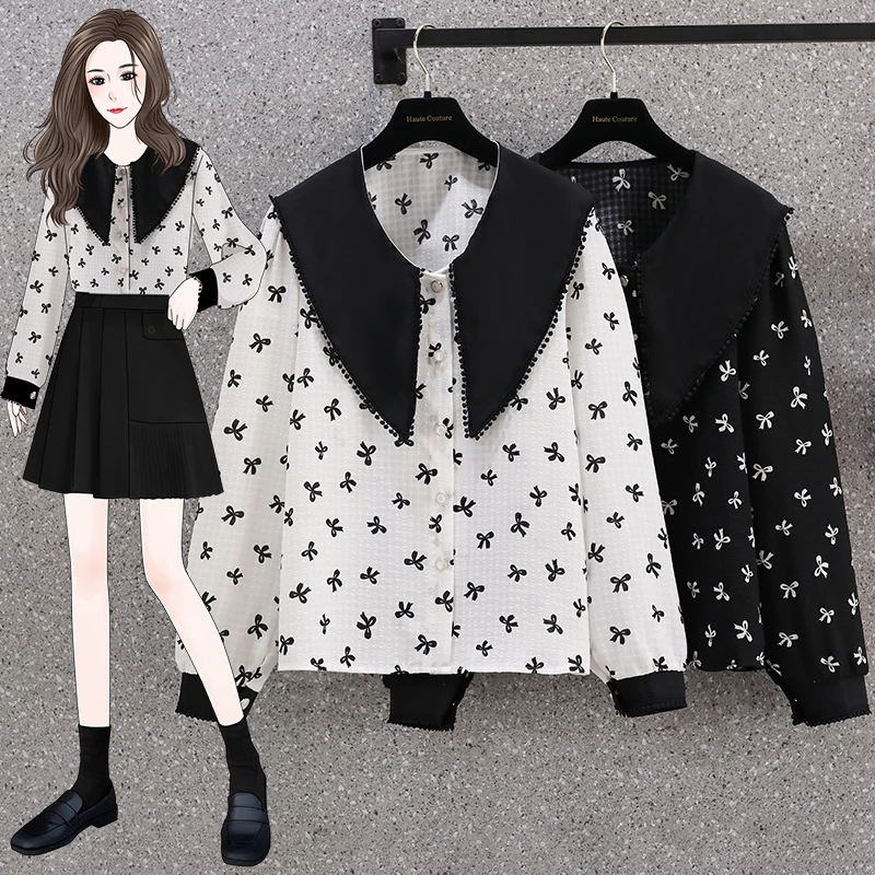 Oversized Shirt 2022 Spring Fashion Women Loose Top Lace Print Shirt Plus Size M-4XL Women Clothing Blusas Mujer
Oversized Shirt 2022 Spring Fashion Women Loose Top Lace Print Shirt Plus Size M-4XL Women Clothing Blusas Mujer