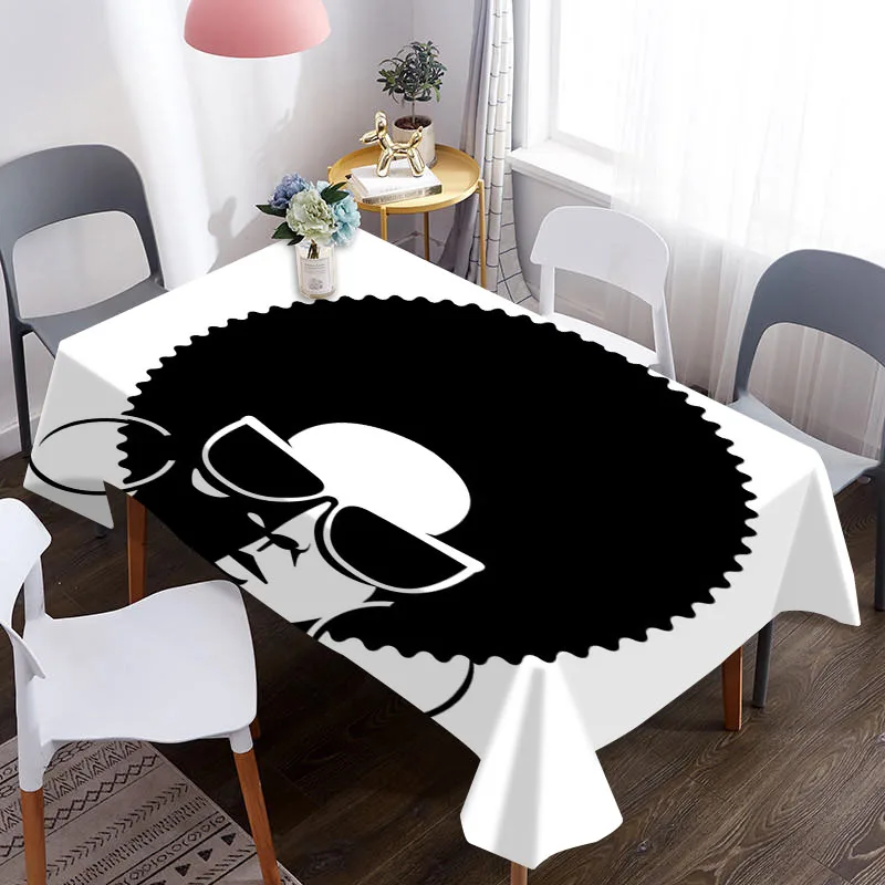 African American Women With Crown Print Table Cloth Waterproof Rectangle Dining Table Cover For Kitchen Decoration Tablecloth
African American Women With Crown Print Table Cloth Waterproof Rectangle Dining Table Cover For Kitchen Decoration Tablecloth