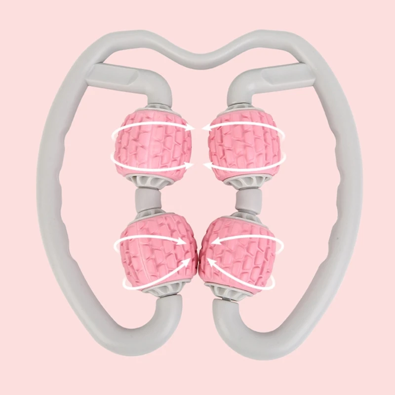 Fitness 4 Wheels Shaft Ring Leg Clamp Massager Muscle Relaxation Rolling Wheel Massage Calf Arm Leg Slimming Yoga Shaping Produc 
Fitness 4 Wheels Shaft Ring Leg Clamp Massager Muscle Relaxation Rolling Wheel Massage Calf Arm Leg Slimming Yoga Shaping Produc