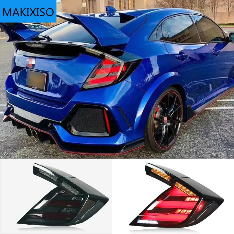 Car Styling Taillight Tail lights For Honda Civic Type R 10th hatchback 2020 2021 DRL+ Dynamic Turn Signal + Reverse + Brake LED
Car Styling Taillight Tail lights For Honda Civic Type R 10th hatchback 2020 2021 DRL+ Dynamic Turn Signal + Reverse + Brake LED