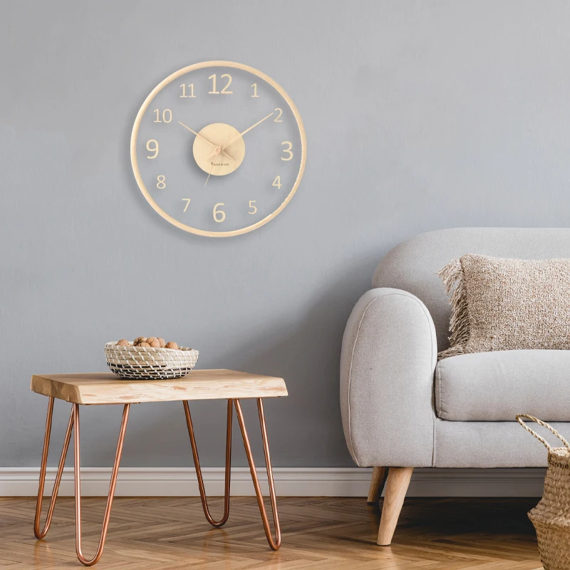 Fashion Simple Wall Clock Wood Creative Luxury Nordic Living Room Wall Clock Modern Design Reloj De Pared Home Decor BC50GZ
Fashion Simple Wall Clock Wood Creative Luxury Nordic Living Room Wall Clock Modern Design Reloj De Pared Home Decor BC50GZ