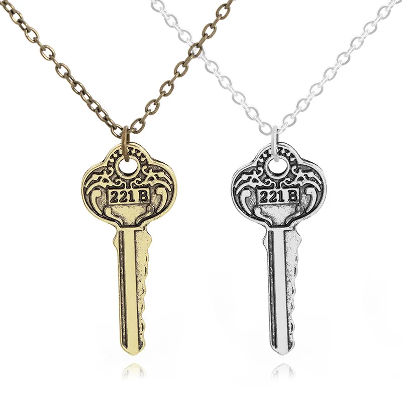 Lucky Film And Television Character Logo Key Men's Retro Pendant Necklace Love Woman Mother Girl Gift Wedding blessing Jewelry
Lucky Film And Television Character Logo Key Men's Retro Pendant Necklace Love Woman Mother Girl Gift Wedding blessing Jewelry