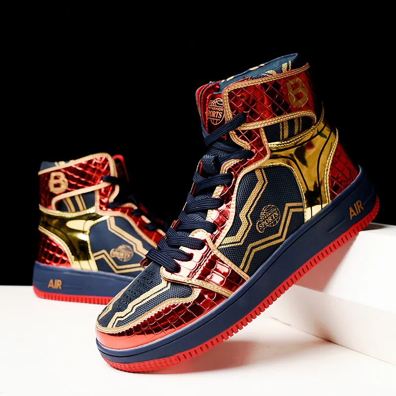 2021 Unisex Fashion High top Sneakers Men Women Multicolor Casual Shoes Spring Hip Top Vulcanized Basketball Men Running Shoes
2021 Unisex Fashion High top Sneakers Men Women Multicolor Casual Shoes Spring Hip Top Vulcanized Basketball Men Running Shoes