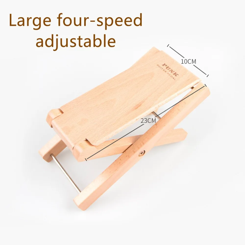 Guitar Footstool Pedal Solid Wood Guitar Pedals Can Be Lifted And Folded Footboard Anti-Slip Pad Instrument Play Foot Rest Stand
Guitar Footstool Pedal Solid Wood Guitar Pedals Can Be Lifted And Folded Footboard Anti-Slip Pad Instrument Play Foot Rest Stand